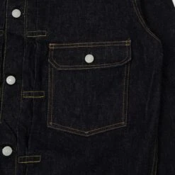 Full Count 2107XXW 15.5oz Type I Denim Jacket - One Wash -Hartford Sale Store FULLCOUNT 2107XXWDENIMJACKET INDIGOBLUE4