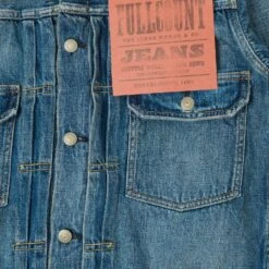 Full Count 2978-2102SS 'Super Smooth' 11.5oz Type II Denim Jacket - Dartford Wash -Hartford Sale Store FULLCOUNT 2978 2102SSTYPEIIDENIMJACKET DARTFORD2