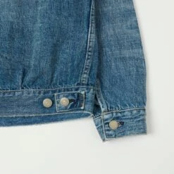 Full Count 2978-2102SS 'Super Smooth' 11.5oz Type II Denim Jacket - Dartford Wash -Hartford Sale Store FULLCOUNT 2978 2102SSTYPEIIDENIMJACKET DARTFORD5