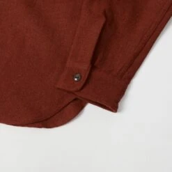 Full Count 4059-3 Plain Wool CPO Shirt - Renga -Hartford Sale Store FULLCOUNT 314059PLAINWOOLCPOSHIRT RENGA2