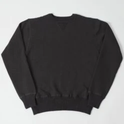 Full Count 3741-22 Set In Sleeve Loopwheel Sweatshirt - Ink Black