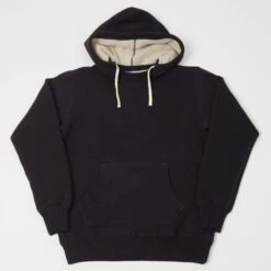 Full Count 3745-22 Cotton Fleece Hoodie - Navy