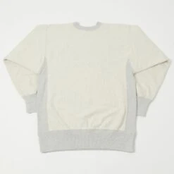 Full Count 3755 Heavyweight Crewneck Sweatshirt - Oatmeal -Hartford Sale Store FULLCOUNT 3755REVERSEWEAVESWEATSHIRT HEATHERGREY1