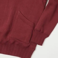 Full Count 3760 Lock & Closs Hoodie Mother Cotton Hoodie - Burgundy -Hartford Sale Store FULLCOUNT 3760HOODIE BURGUNDY2