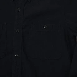 Full Count 4810-22 5oz Classic Chambray Shirt - Black -Hartford Sale Store FULLCOUNT 4810LSSHIRT BLACK3