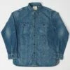 Full Count 4890HW Denim Work Shirt - Hand Wash -Hartford Sale Store FULLCOUNT 4890HWDENIMWORKSHIRT INDIGOBLUE