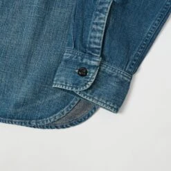 Full Count 4890HW Denim Work Shirt - Hand Wash -Hartford Sale Store FULLCOUNT 4890HWDENIMWORKSHIRT INDIGOBLUE6