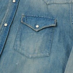 Full Count 4894HW Denim Western Shirt - Heavy Wash -Hartford Sale Store FULLCOUNT 4894HWSHIRT INDIGOBLUE3