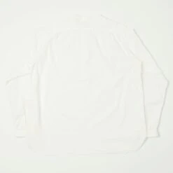 Full Count 4900 Stand Collar Pullover Chambray Shirt - White -Hartford Sale Store FULLCOUNT 4900PULLOVERSHIRT WHITE1