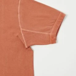 Full Count 5222 Flat Seam Heavyweight S/S Tee - Brown -Hartford Sale Store FULLCOUNT 5222 23FLATSEAMTEE BROWN2