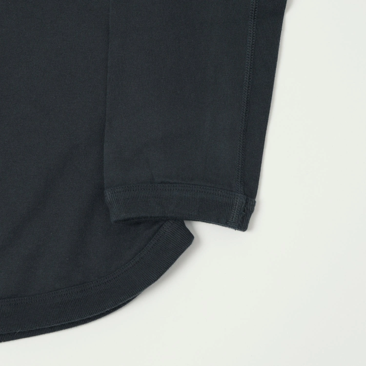 Full Count 5222LH Flat Seam Heavyweight Henley - Ink Black 5 Full Count 5222LH Flat Seam Heavyweight Henley - Ink Black - Image 3