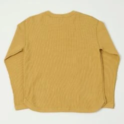 Full Count 5964 Heavyweight Waffle LS Tee - Camel -Hartford Sale Store FULLCOUNT 5964LSWAFFLETEE YELLOW1