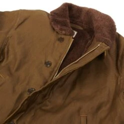 Freewheelers 1931020 Type N-1 Deck Jacket - Red Khaki -Hartford Sale Store Freewheelers1931020TypeN 1DeckJacket RedKhaki 5333