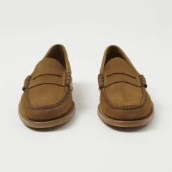 G.H. Bass Weejun Larson Moc Penny Loafer - Tan Nubuck -Hartford Sale Store GHBASS PENNYLARSONPENNYLOAFER TANNUBUCK0