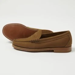 G.H. Bass Weejun Larson Moc Penny Loafer - Tan Nubuck -Hartford Sale Store GHBASS PENNYLARSONPENNYLOAFER TANNUBUCK3