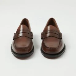 G.H. Bass Weejun Larson Moc Penny Loafer - Mid Brown -Hartford Sale Store GHBASS WEEJUNLARSONMOCLOAFER BROWN1