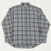 Hartford 'Pitt' Check Flannel Shirt - Blue/Charcoal 1 Hartford 'Pitt' Check Flannel Shirt - Blue/Charcoal -Hartford Sale Store HARTFORD 11 121738fa 85f3 437a 86b6 a6c60ad54cf5
