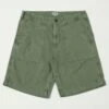 Hartford Herringbone Fatigue Short - Army -Hartford Sale Store HARTFORD 14 276a6779 2b13 4a94 9cc1 8dc67be5a821