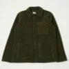 Hartford 'Sherpa' Utility Fleece Jacket - Army -Hartford Sale Store HARTFORD 14 a57e4094 efad 406a a497 79aa536779ce