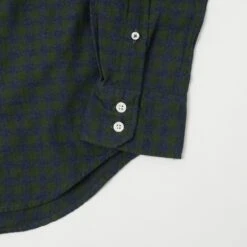 Hartford AY11018 Paul Shirt - Green Gingham -Hartford Sale Store HARTFORD AY11018PAULSHIRT GREENGINGHAM2