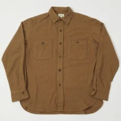 Hartford AY16107 Percey Wool Shirt - Brown