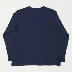Hartford Linen Long Sleeve Henley Tee - Indigo -Hartford Sale Store HARTFORD AZ87308LINENHENLEY NAVY1