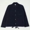 Hartford 'Duane' Knitted Wool Jacket - Navy -Hartford Sale Store HARTFORD DUANEWOOLJACKET NAVY