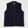 Hartford Knitted Wool Vest - Navy -Hartford Sale Store HARTFORD KNITTEDWOOLVEST NAVY