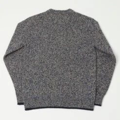 Hartford 'Marl' Crew Knitted Sweater - Indigo Marl -Hartford Sale Store HARTFORD MARLCREWKNITTEDSWEATER INDIGOMARL1