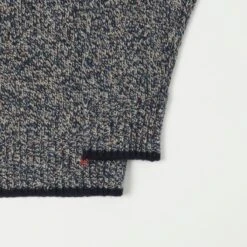 Hartford 'Marl' Crew Knitted Sweater - Indigo Marl -Hartford Sale Store HARTFORD MARLCREWKNITTEDSWEATER INDIGOMARL2