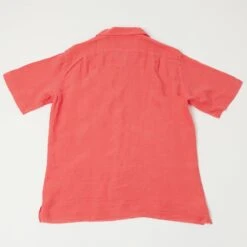 Hartford AZ04001 Linen Short Sleeve Shirt - Faded Red 13 Hartford AZ04001 Linen Short Sleeve Shirt - Faded Red -Hartford Sale Store HARTFORD PALMMCPATLINENSHIRT RED1
