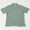 Hartford AZ04001 Linen Short Sleeve Shirt - Cactus -Hartford Sale Store HARTFORD PALMMCPATLINENSHIRT TURQUOISE