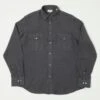 Hartford 'Patrol' Linen Shirt - Charcoal -Hartford Sale Store HARTFORD PATROLPATSHIRT