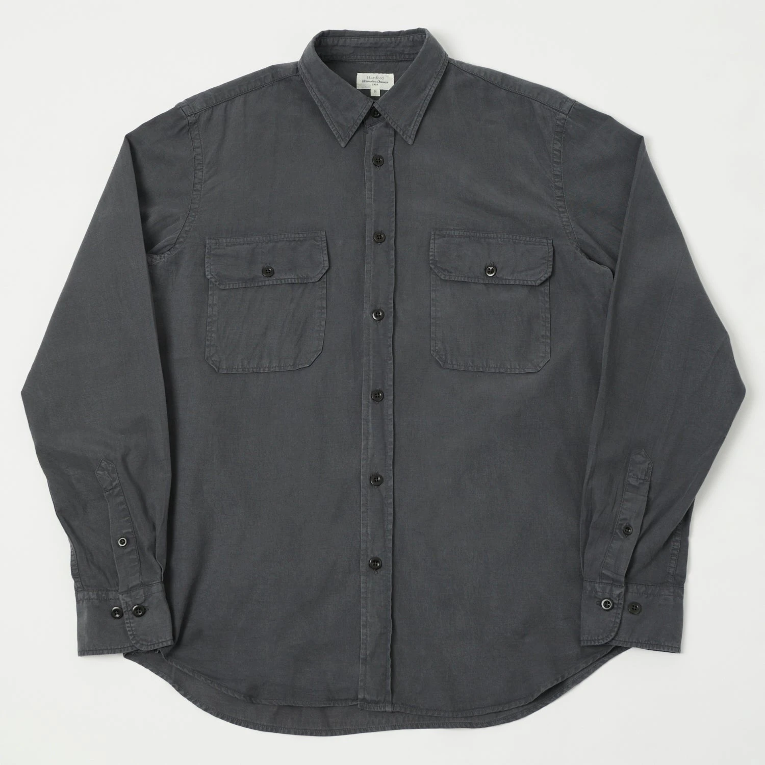 Hartford Play Pat Shirt - Steel 3 Hartford Play Pat Shirt - Steel