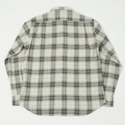 Hartford 'Pocket' Flannel Check Shirt - Green Check -Hartford Sale Store HARTFORD POCKETFLANNELCHECKSHIRT GREENCHECK1