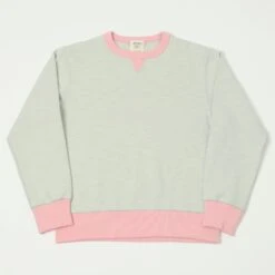 Jackman JM7292 GG Crewneck Sweatshirt - Silver/Pink