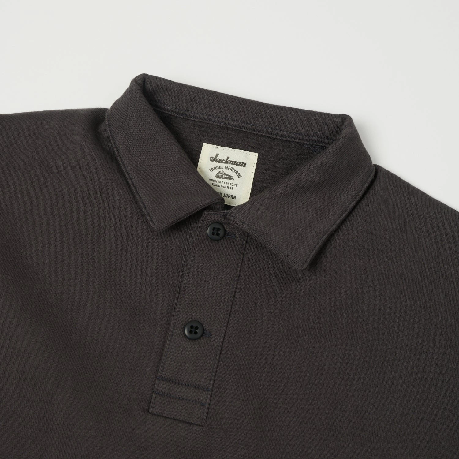 Jackman JM7266 Dotsume Sweat Owners Polo- Charcoal 4 Jackman JM7266 Dotsume Sweat Owners Polo- Charcoal - Image 2