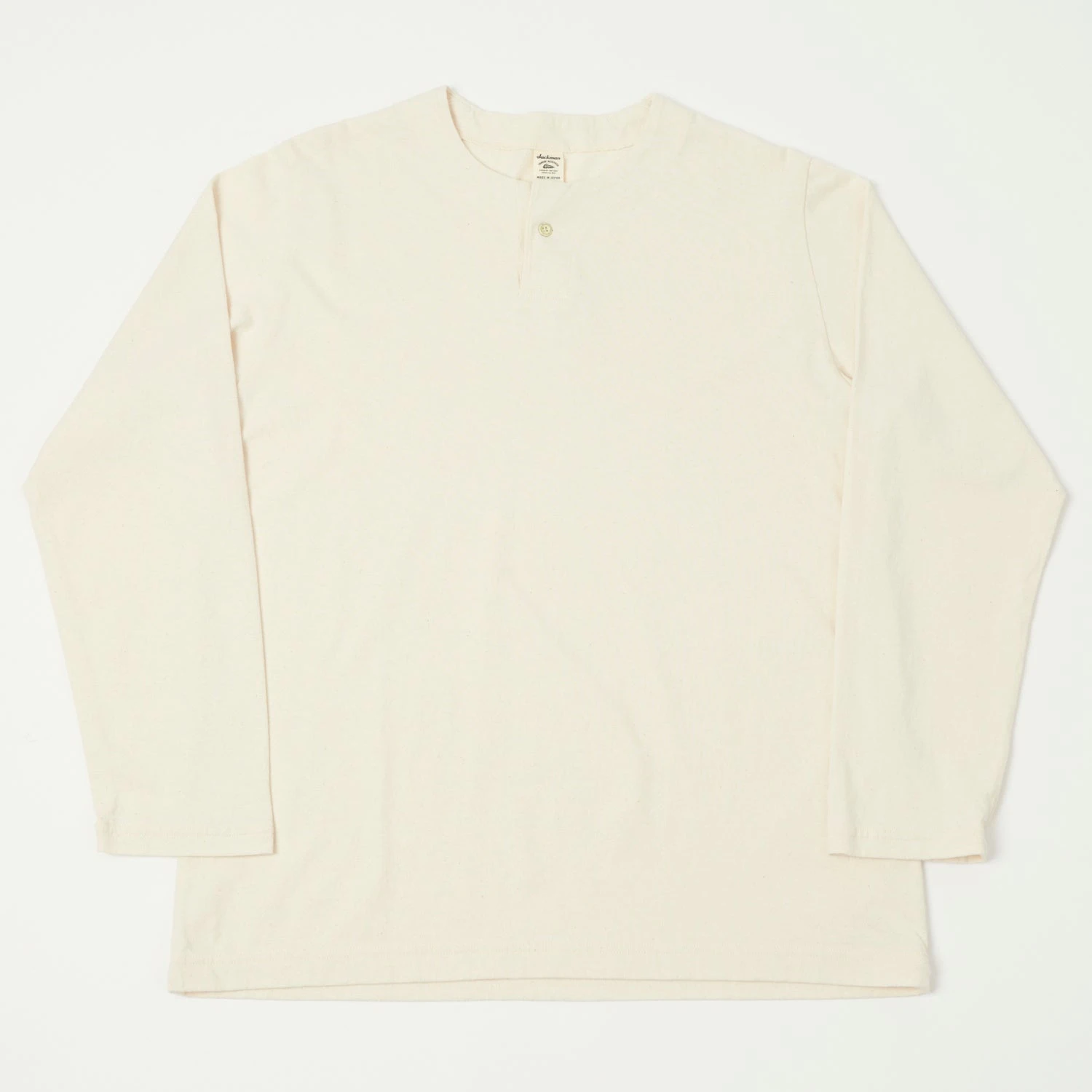 Jackman Henley Neck LS Tee - Kinari 3 Jackman Henley Neck LS Tee - Kinari