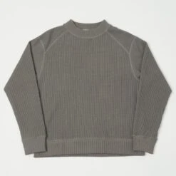 Jackman JM7200 Waffle Midneck Sweatshirt - Iron Grey