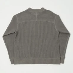 Jackman JM7200 Waffle Midneck Sweatshirt - Iron Grey -Hartford Sale Store JACKMAN JM7200LSWAFFLETEE IRONGRAY1