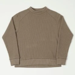 Jackman JM7200 Waffle Midneck Sweatshirt - Taupe