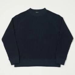 Jackman JM7200 Waffle Midneck Sweatshirt - Dark Navy