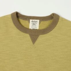 Jackman JM7292 GG Crewneck Sweatshirt - Moss/Sepia -Hartford Sale Store JACKMAN JM7292GGSWEAT 3