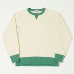 Jackman GG Crewneck Sweatshirt - Ivory/Green