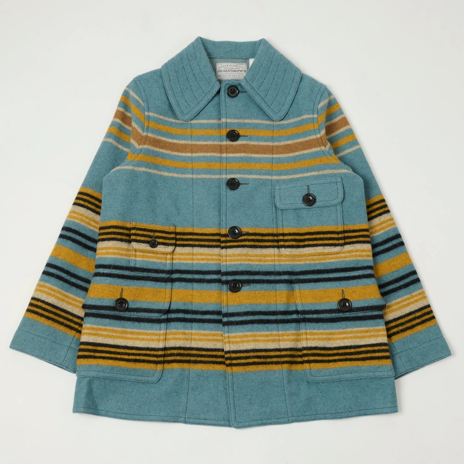 John Gluckow 'Lot JG-10' 1920s Winter Hunting Coat - Sax 3 John Gluckow 'Lot JG-10' 1920s Winter Hunting Coat - Sax