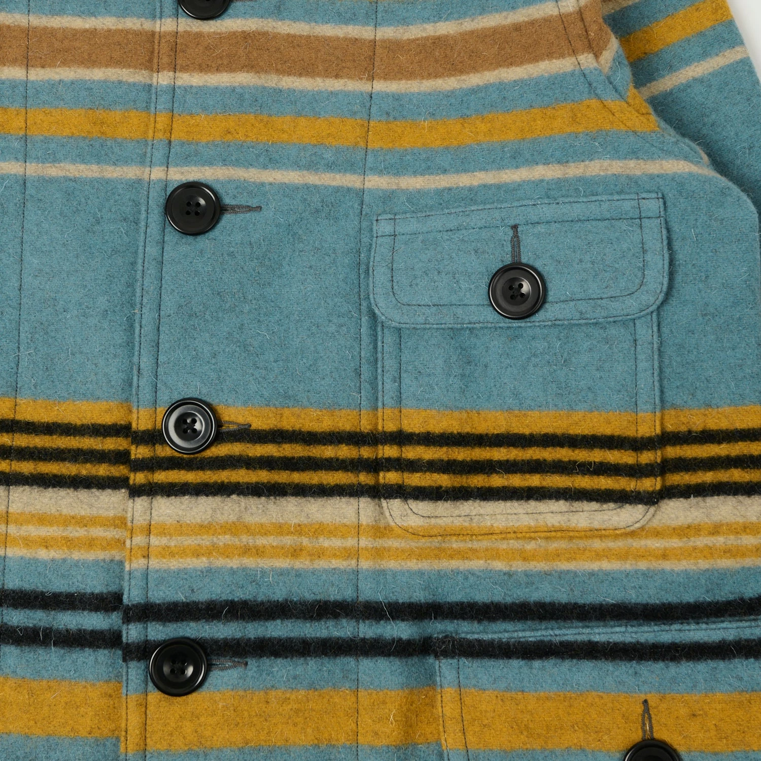 John Gluckow 'Lot JG-10' 1920s Winter Hunting Coat - Sax 7 John Gluckow 'Lot JG-10' 1920s Winter Hunting Coat - Sax - Image 5