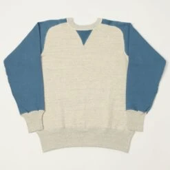 John Gluckow Lot. JG-CS20 Freedom Sweatshirt - Oatmeal/Light Blue