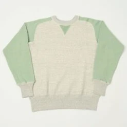 John Gluckow Lot. JG-CS20 Freedom Sweatshirt - Oatmeal/Light Green