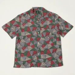 Knickerbocker Doodle Rayon & Cotton Shirt - Coffee