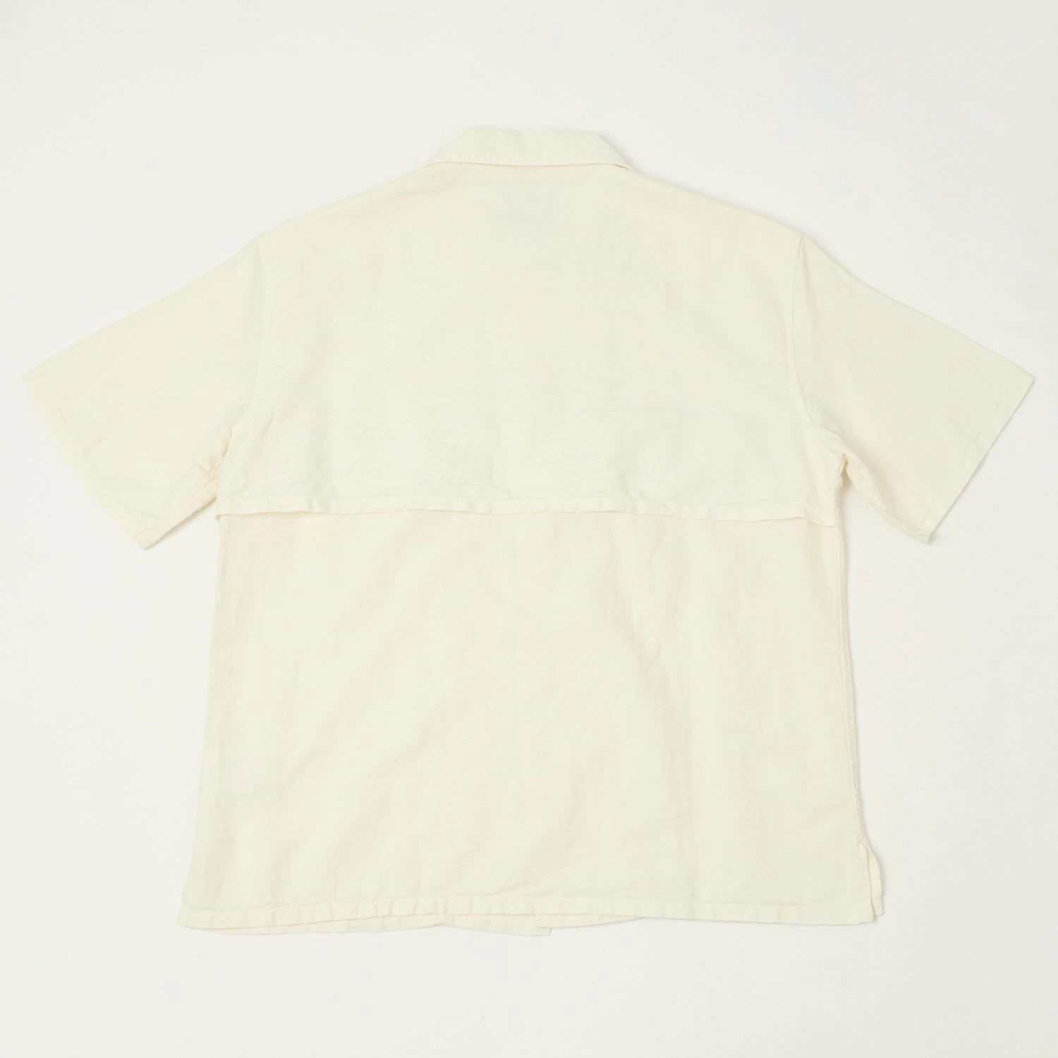 Knickerbocker Mar Cotton & Linen Shirt - Bone 7 Knickerbocker Mar Cotton & Linen Shirt - Bone - Image 5